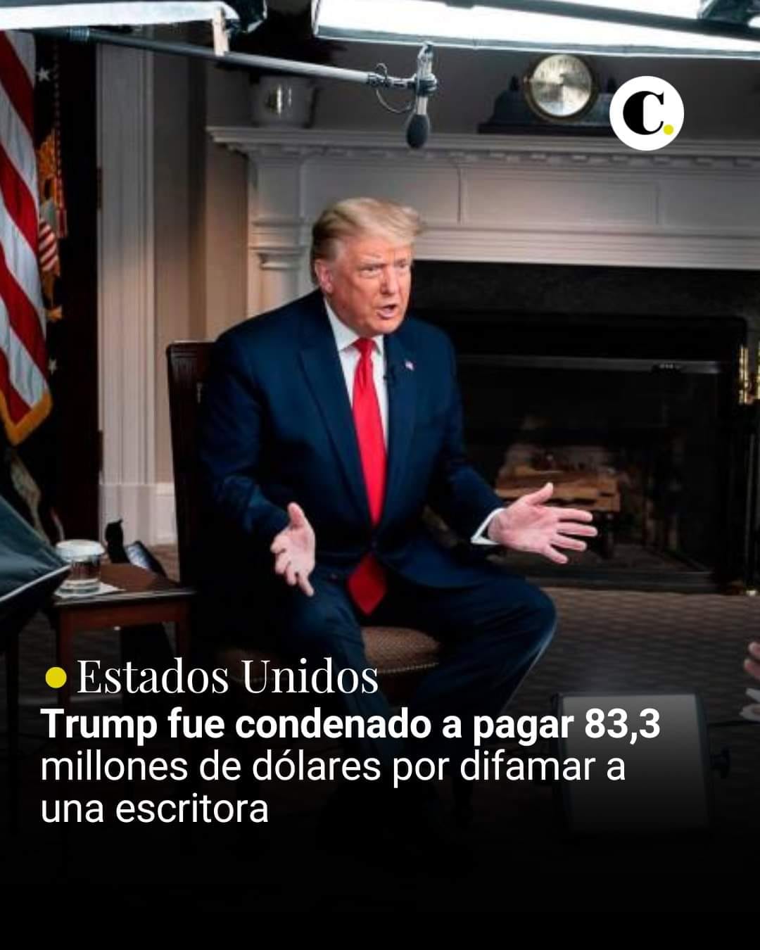 Ex presidente estadounidense Donald Trump